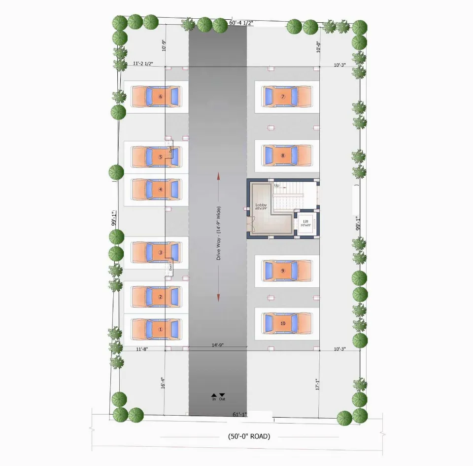 Pushkar 176@Defence Colony, Floor plan