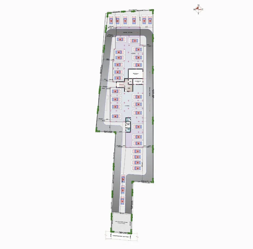 Pushkar Temple Ridge, Floor plan