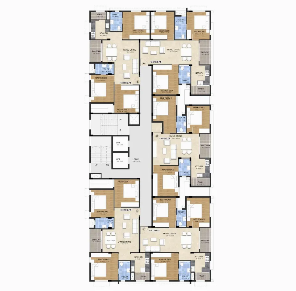 Pushkar Epica, Floor plan