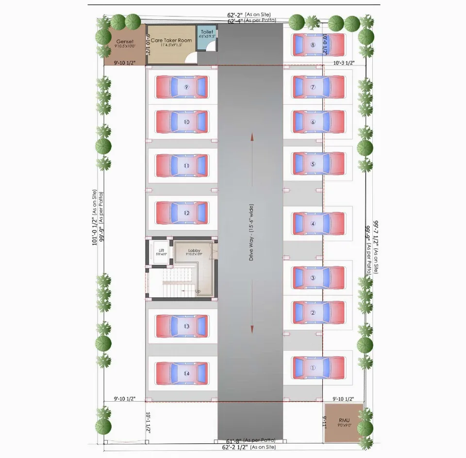 Pushkar Golden Brook, Floor plan