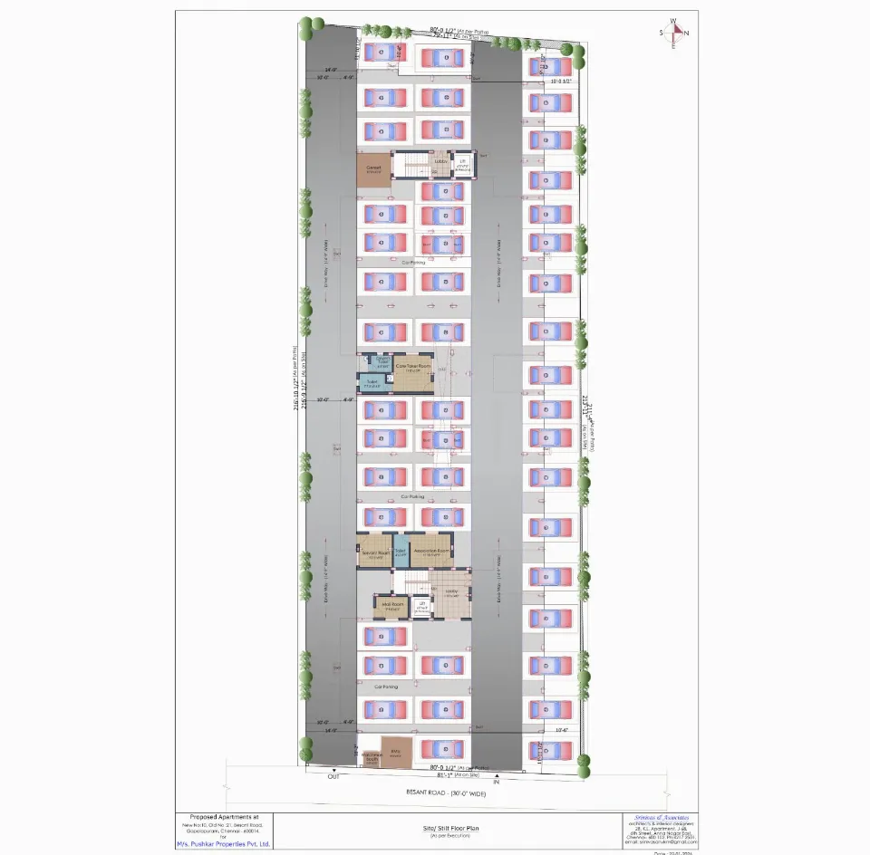 Pushkar Omkaar Serenity, Floor plan