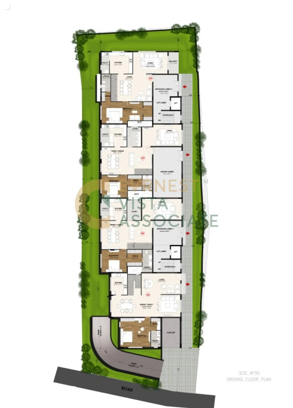 BBCL 99 Chamiers, Master plan