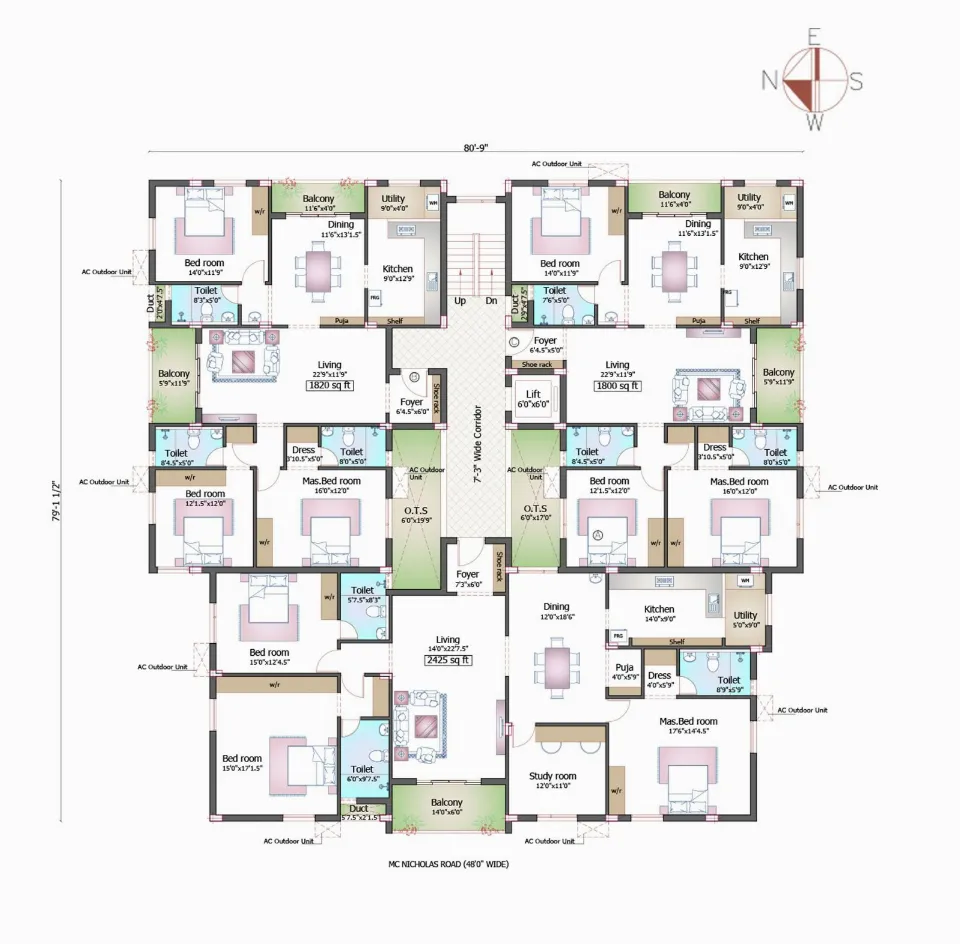 Pushkar Bloomingdale, Floor plan