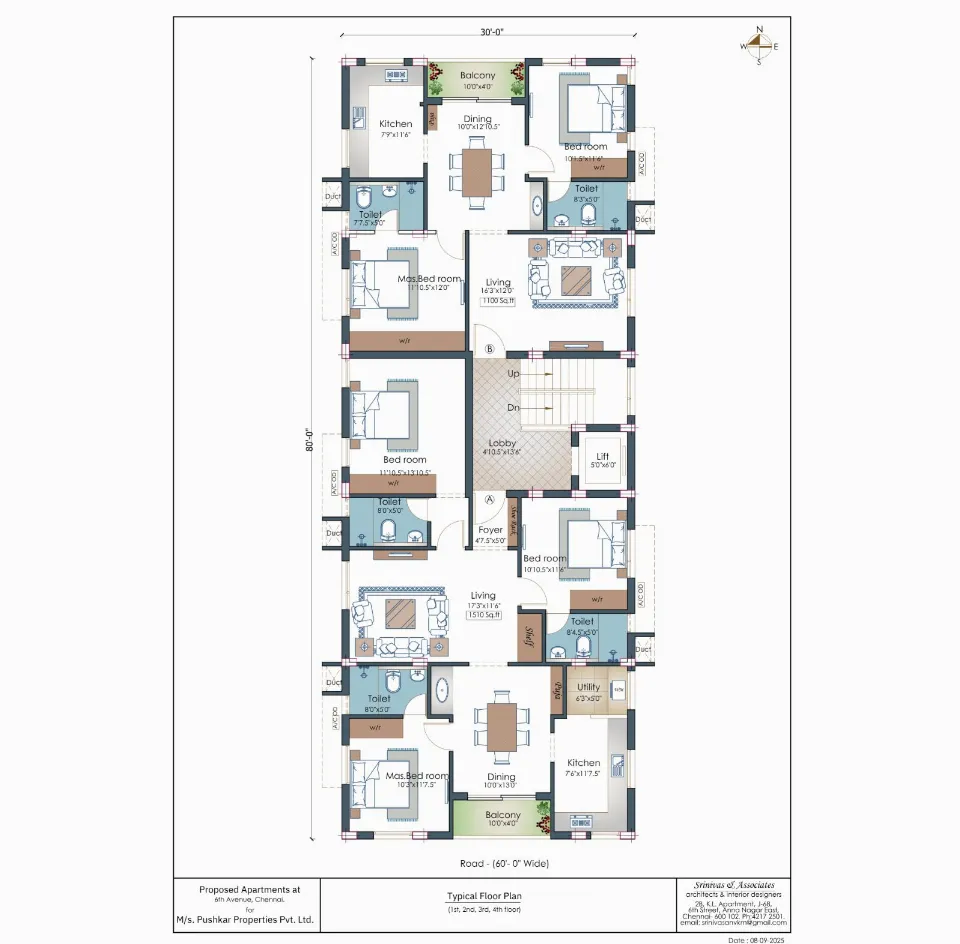 Pushkar Vedaanta Heights, Floor plan