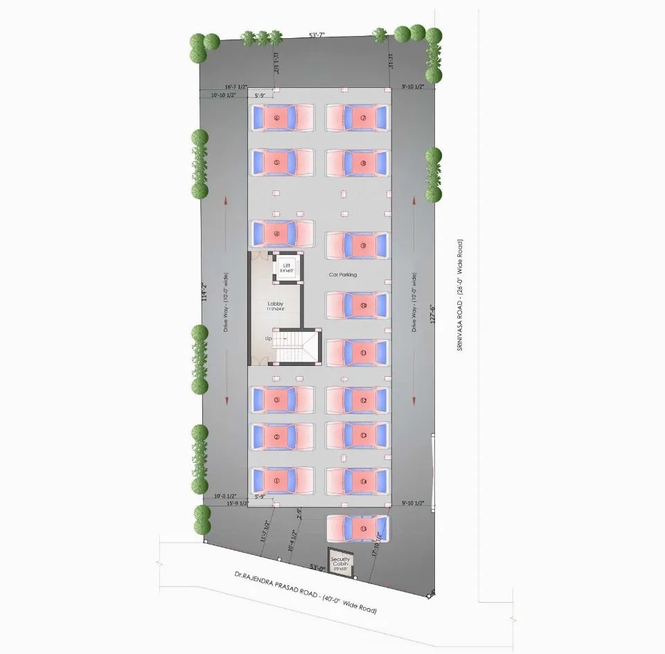 Pushkar Neem, Floor plan