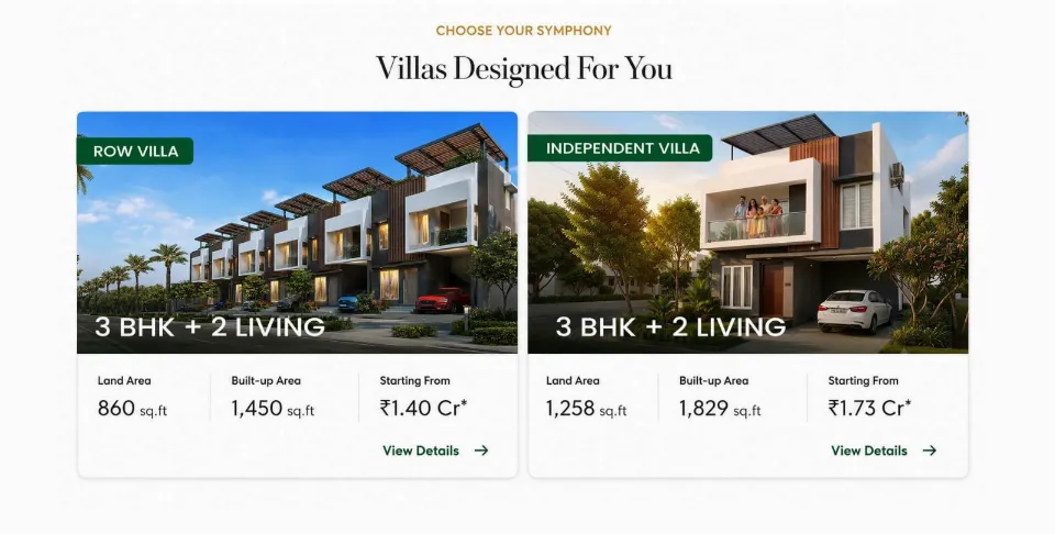 Isha Symphony Villa, Photograph