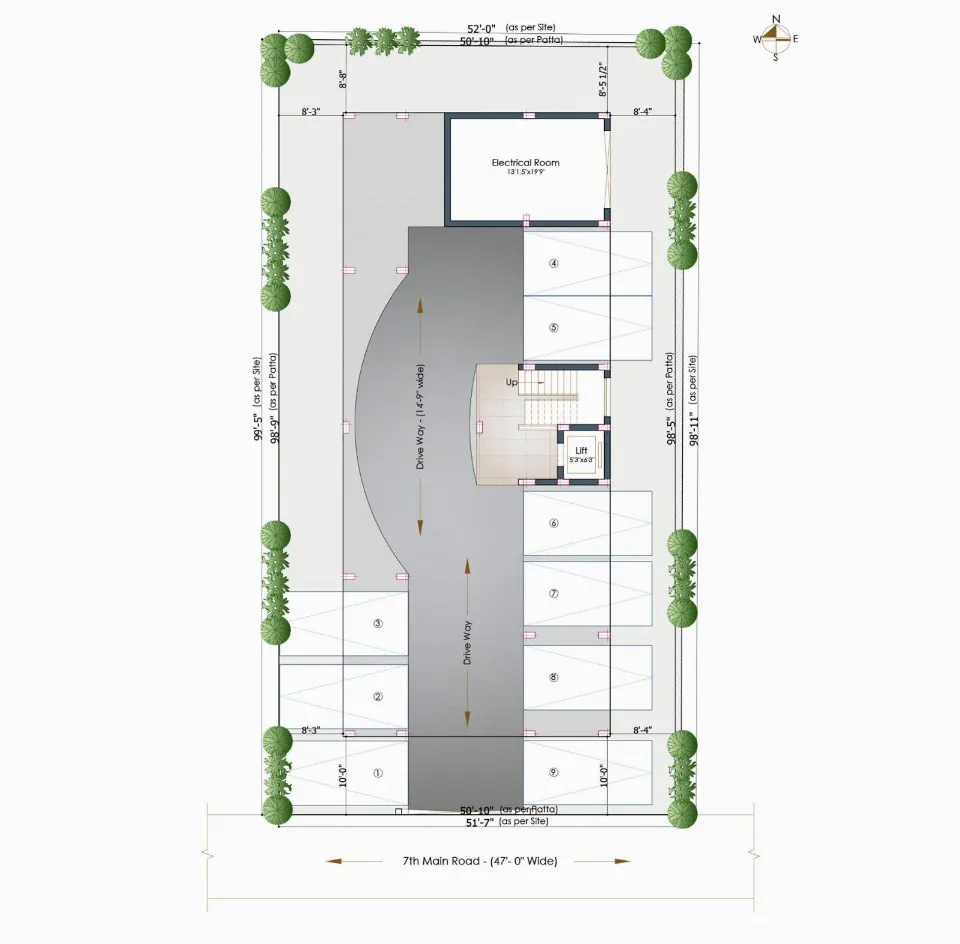Pushkar Shree Soundarya, Floor plan