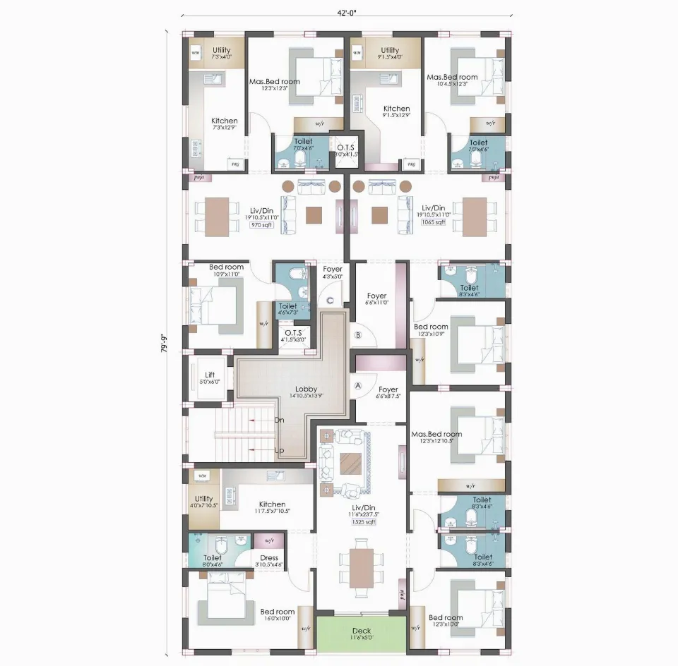 Pushkar Golden Brook, Floor plan