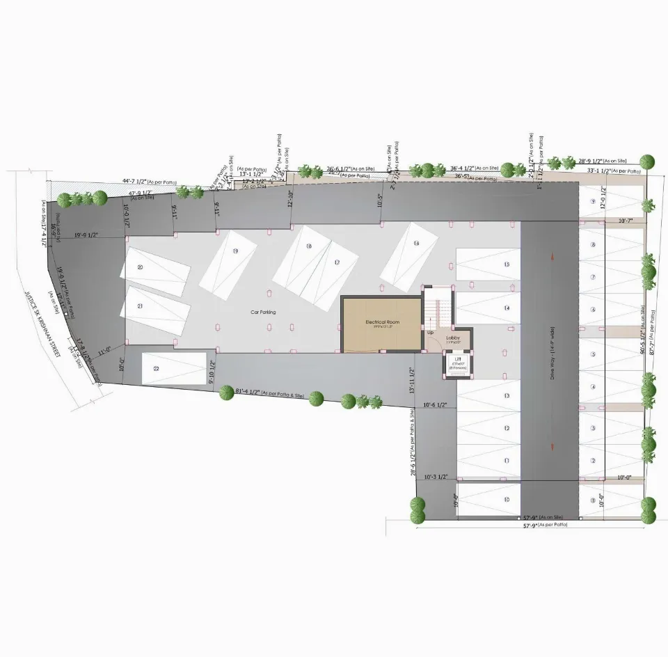 Pushkar Violet Radiance, Floor plan