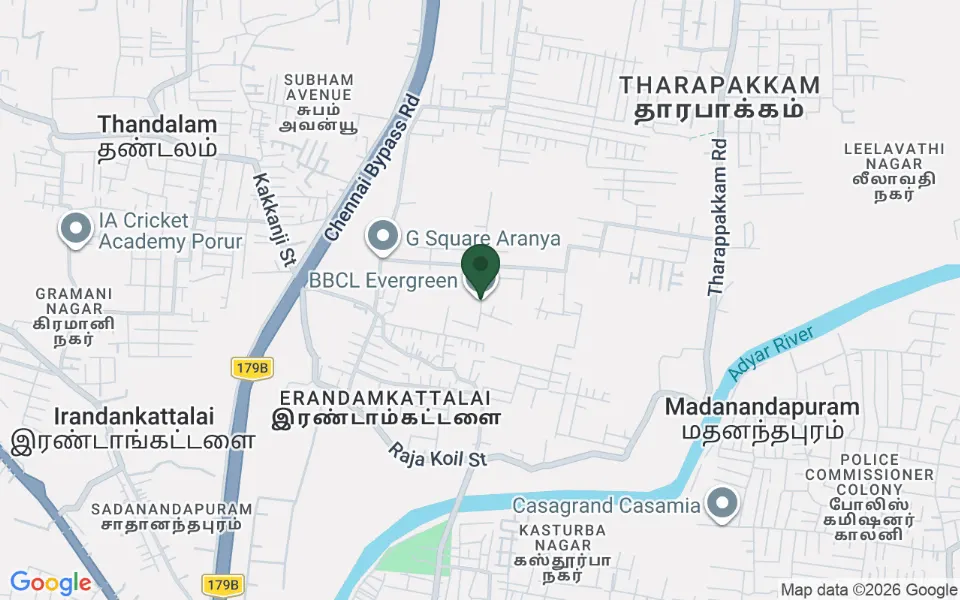 Map, BBCL Evergreen