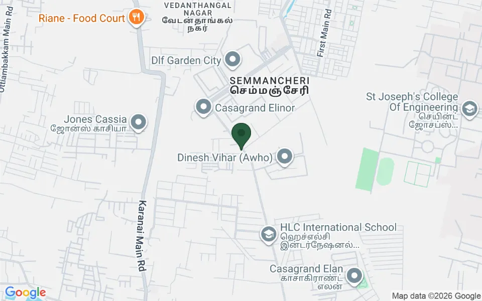 Map, Casagrand Aspires