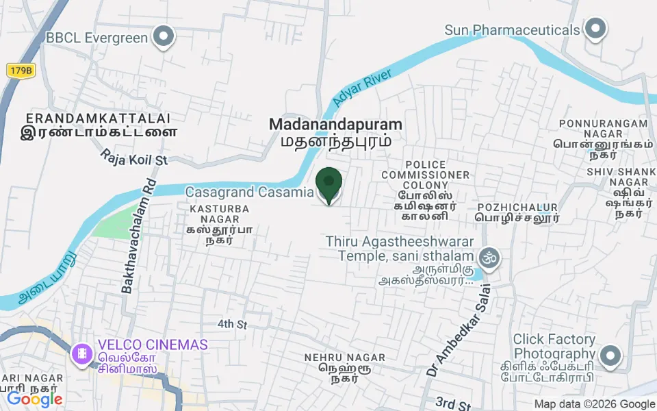 Map, Casagrand Casamia
