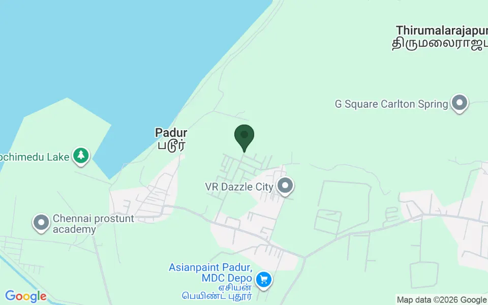 Map, DAC Nakshathra Avenue