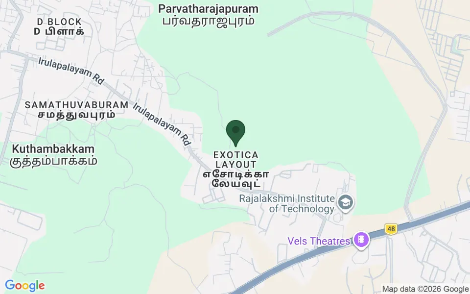 Map, Jains Adarsh Avenue