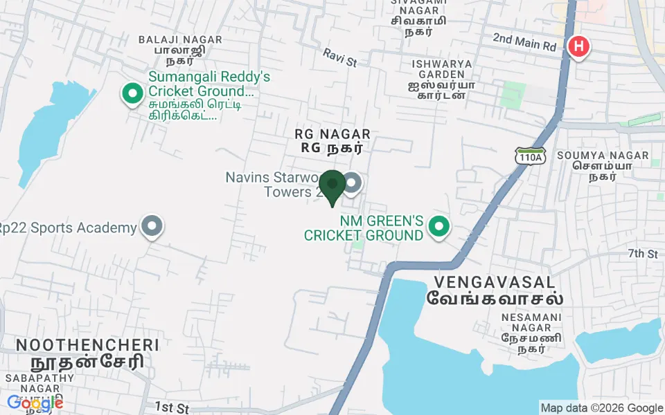 Map, Navins Cedar at Starwood Towers