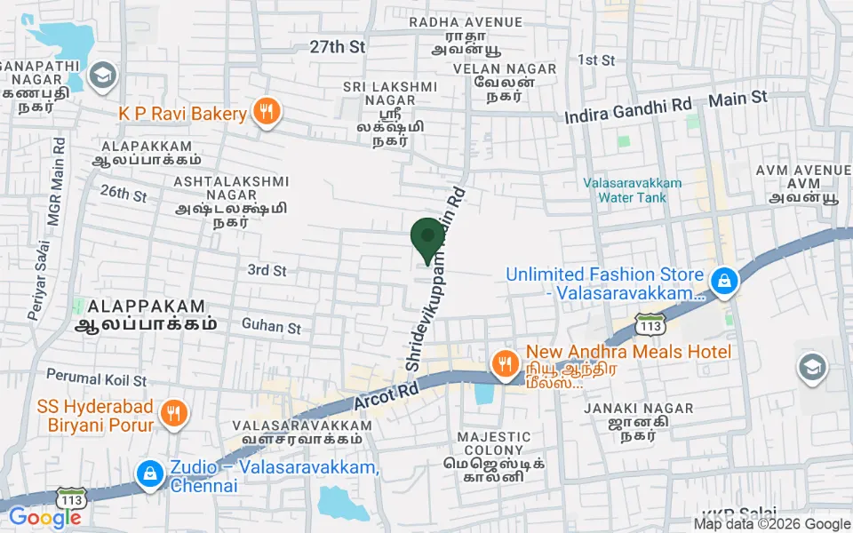 Map, Navins Mayura Gardens