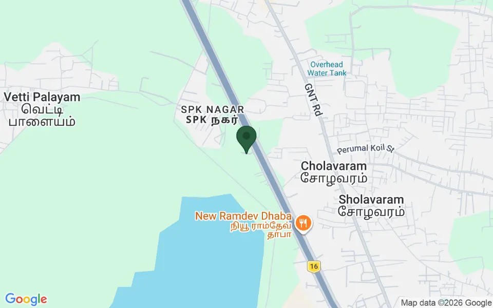 Map, Pon Anandham Green Cove
