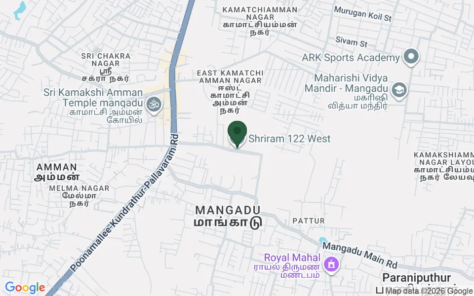 Map, Shriram 122 West