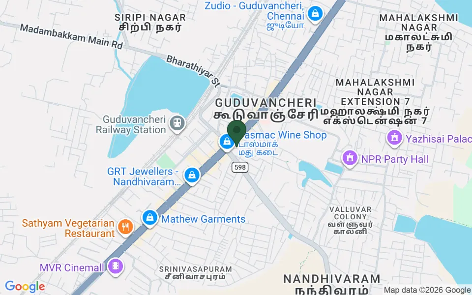 Map, Shriram Lakeside Residences