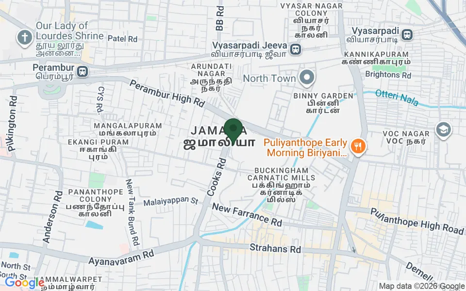 Map, SPR City Sky Towers
